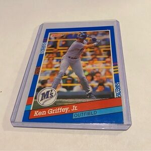 Ken Griffey Jr. 1991 Donruss Baseball Card #77 Vintage Collectible